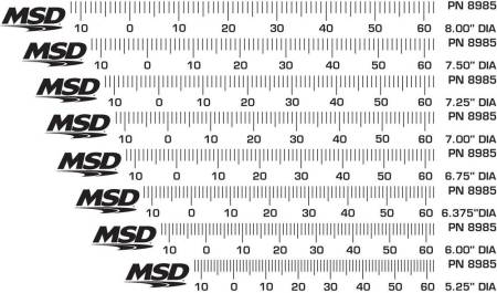 MSD Ignition - MSD Timing Tapes for Harmonic Balancers