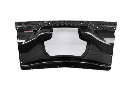 CORSA Performance - Corsa 2020+ Chevrolet Corvette C8/Z06 Carbon Fiber Air Intake Trunk Panel with Polycarbonate