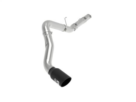 aFe Power (Advanced FLOW Engineering) - aFe ATLAS 5in DPF-Back Alum Steel Exhaust System w/ Black Tip 19-20 Ram Diesel Trucks L6-6.7L (td)