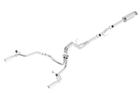 Borla - Borla 15-16 Ford F-150 3.5L EcoBoost Ext. Cab Std. Bed Catback Exhaust ATAK Single Split Rear Exit