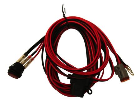 Rigid Industries - RIGID Wire Harness, Fits 4-6 Inch E-Series, 6-10Inch SR-Series, Single Unit Pods