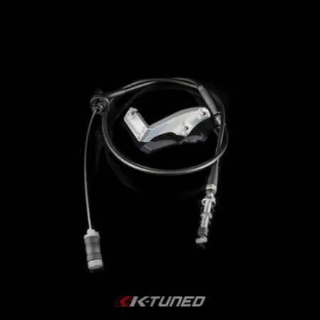 K-Tuned - K-Tuned K-Series Throttle Cable w/Universal Billet Bracket - 950mm
