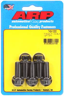 ARP - ARP 7/16-20 x 1.000 12pt black oxide bolts 743-1000