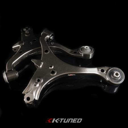 K-Tuned - K-Tuned Front Control Arm 2002-04 RSX Type S or RSX Base - Hardened Rubber Bushing