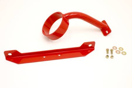 BMR Suspension - BMR 05-10 S197 Mustang Front Driveshaft Safety Loop - Red