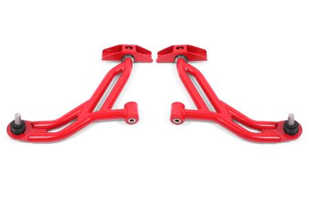BMR Suspension - BMR Suspension 05-14 Ford Mustang Lower A-Arms - Red - Non-Adjustable