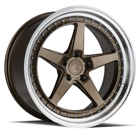 AodHan Wheels - Aodhan Wheels Rim DS05 18x9.5 5x114.3 73.1CB ET30 Bronze w/Machined Lip