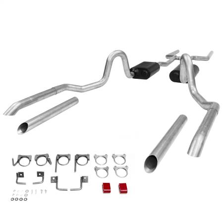 Flowmaster - Flowmaster 64-72 Gm American Thunder Header-Back System - Dual Rear Exit