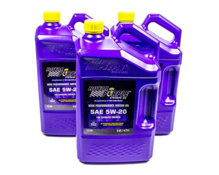 Royal Purple - Royal Purple Premium Synthetic High Performance Multi-Grade 5W-20 Motor Oil - 5 Quart - Case of 3
