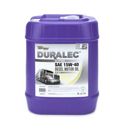 Royal Purple - Royal Purple Duralec Super Diesel 15W-40 CK-4 Motor Oil - 5 Gallon