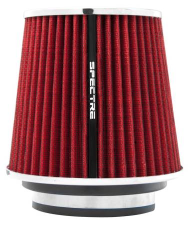Spectre Performance - Spectre Adjustable Conical Air Filter 5-1/2in. Tall (Fits 3in. / 3-1/2in. / 4in. Tubes) - Red
