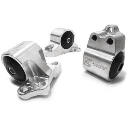 Innovative Mounts - Innovative 92-95 Civic B/D Series Silver Aluminum Mounts 75A Bushings (3 Bolt)