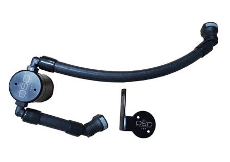 J&L Oil Separator Co - J&L 2020-2021 Ford Mustang GT500 Passenger Side Oil Separator 3.0 - Black Anodized