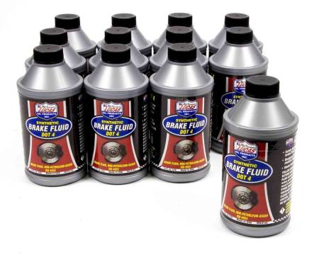 Lucas Oil - Lucas Brake Fluid - DOT 4 - Synthetic - 12.00 oz - Set of 12