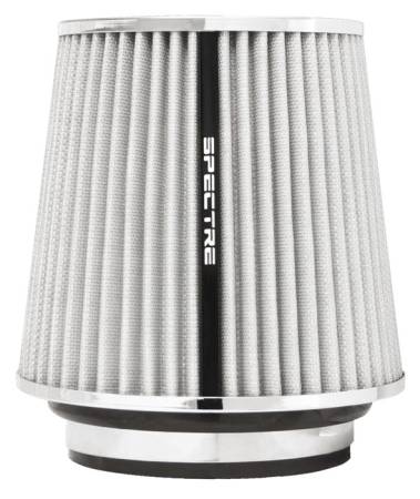 Spectre Performance - Spectre Adjustable Conical Air Filter 5-1/2in. Tall (Fits 3in. / 3-1/2in. / 4in. Tubes) - White