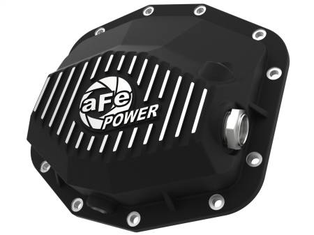 aFe Power (Advanced FLOW Engineering) - aFe 21-22 Ram 1500 TRX Hemi V8 6.2L (sc) PRO Series Rear Differential Cover Black w/ Machined