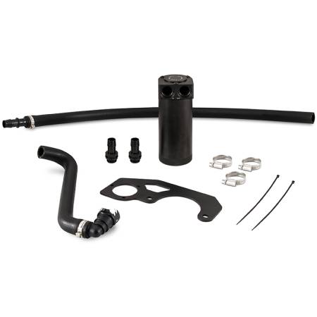 Mishimoto - Mishimoto 2018+ Jeep Wrangler JL 2.0L Baffled Oil Catch Can Kit - Black