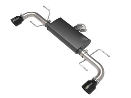 aFe Power (Advanced FLOW Engineering) - aFe Takeda 17-21 Mazda CX-5 2.5L (t) 2.5in. SS Axle-Back Exhaust System w/Black Tips