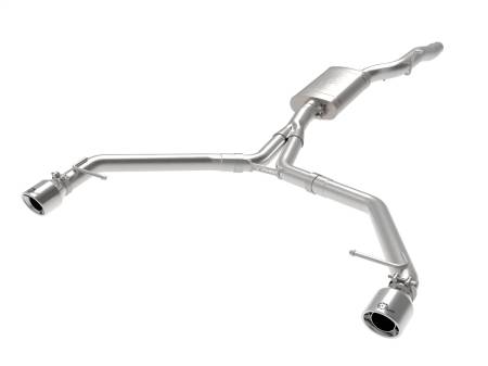 aFe Power (Advanced FLOW Engineering) - aFe MACH Force-Xp 13-16 Audi Allroad L4 SS Axle-Back Exhaust w/ Polished Tips