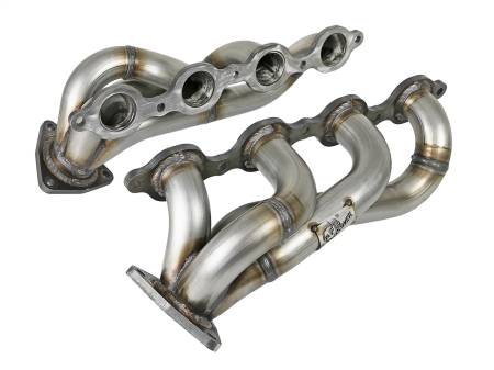 aFe Power (Advanced FLOW Engineering) - aFe Twisted 1-3/4in 304SS Shorty Header 20-23 GM 2500/3500HD 6.6L V8
