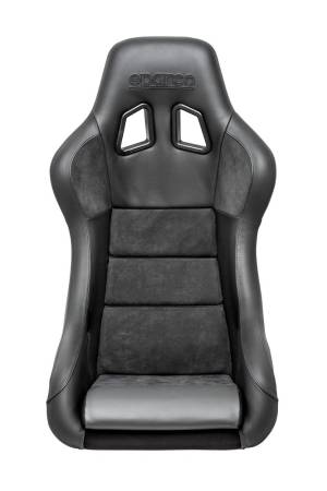 Sparco - Sparco Seat QRT Performance Leather/Alcantara Black (Must Use Side Mount 600QRT)