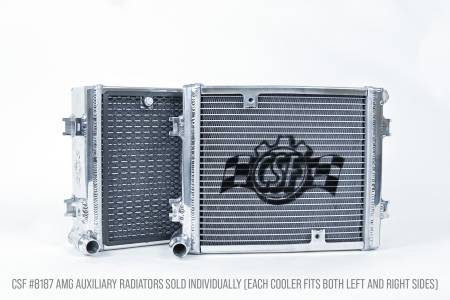 CSF Radiators - CSF 2015+ Mercedes Benz C63 AMG (W205) Auxiliary Radiator- Some Applications Require Qty 2