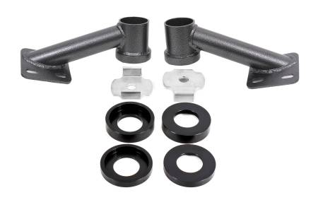 BMR Suspension - BMR 15-17 S550 Mustang Cradle Bushing Lockout Kit - Black Hammertone