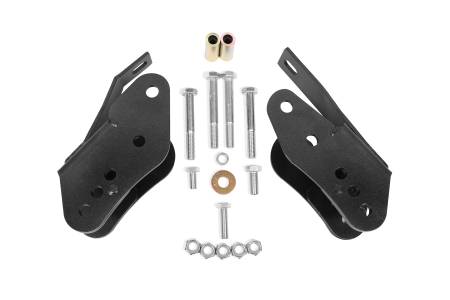 BMR Suspension - BMR 05-14 S197 Mustang Bolt-On Control Arm Relocation Brackets - Black Hammertone