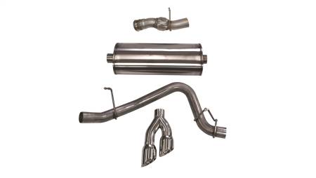 CORSA Performance - Corsa 2015-2020 GMC Yukon Denali 6.2L V8 Single Side Exit Cat-Back Exhaust w/ Polished Tips