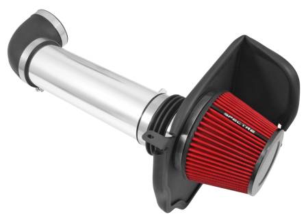 Spectre Performance - Spectre 11-17 Dodge Challenger/Charger 5.7L V8 Air Intake Kit - Polished w/Red Filter