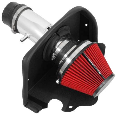 Spectre Performance - Spectre 09-17 Nissan Maxima V6-3.5L F/I Air Intake Kit - Polished w/Red Filter