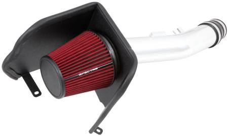Spectre Performance - Spectre 10-18 Toyota FJ 10-15 4Runner V6-4.0L F/I Air Intake Kit - Polished w/Red Filter
