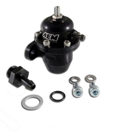 AEM Electronics - AEM 94-01 Acura Integra / 90-93 Honda Accord / 92-95 Honda Civic / 99-00 Honda Civic Black Adjustabl