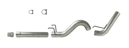 Diamond Eye Performance - Diamond Eye Exhaust System Kit, 2007.5-2012 Dodge 6.7L Cummins 2500/3500 (All Cab And Bed Lengths) 5In. Aluminiz