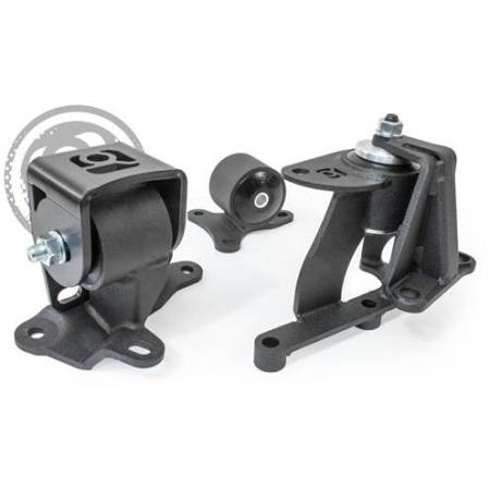 Innovative Mounts - Innovative 88-91 Prelude H-Series Black Steel Mounts 75A Bushings