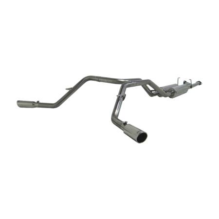 MBRP Exhaust - MBRP 2007-2009 Toyota Tundra 4.7/5.7L V8 DC-Std. & CM-SB Cat Back Dual Side Exit