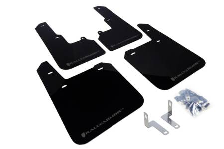 Rally Armor - Rally Armor 15-19 Subaru Outback UR Black Mud Flap w/ Grey Logo