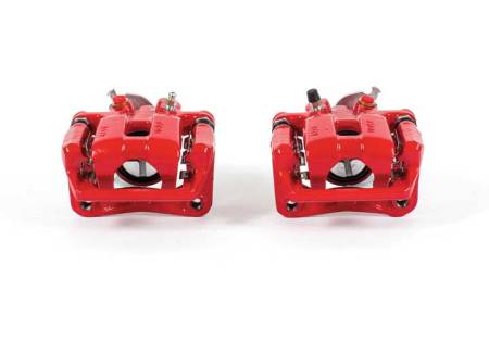Power Stop - PowerStop 09-14 Acura TSX Rear Red Calipers w/Brackets - Pair