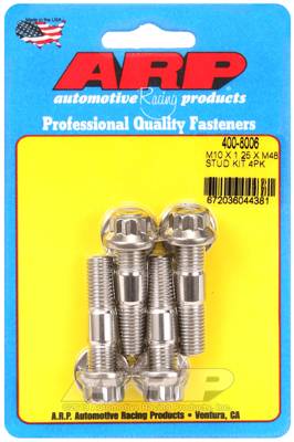 ARP - ARP M10 X 1.25 X 48mm broached stud kit 4pcs 400-8006