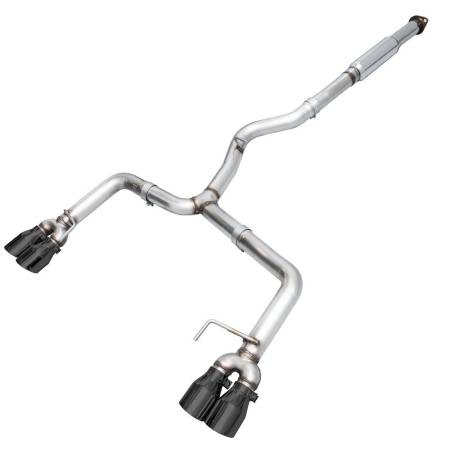 AWE Tuning - AWE Subaru WRX/STI VA/GV Sedan Track Edition Exhaust - Diamond Black Tips (102mm)
