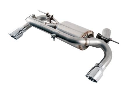 AWE Tuning - AWE BMW F3X 340i Touring Edition Axle-Back Exhaust - Chrome Silver Tips (102mm)
