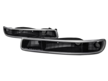 I3 Enterprise - I3 99-06 Gmc Sierra/Yukon/Xl Bumper Parking Lights (Jdm Black)