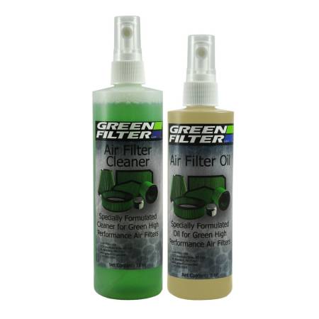 Green Filter USA - Green Filter Cleaner & Synthetic Oil Kit 12oz Cleaner / 8oz Oil (Clear)