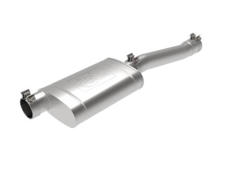 aFe Power (Advanced FLOW Engineering) - aFe Apollo GT Series 3in 409 Stainless Steel Muffler Upgrade 2019 GM Silverado/Sierra 1500 V8-6.2L