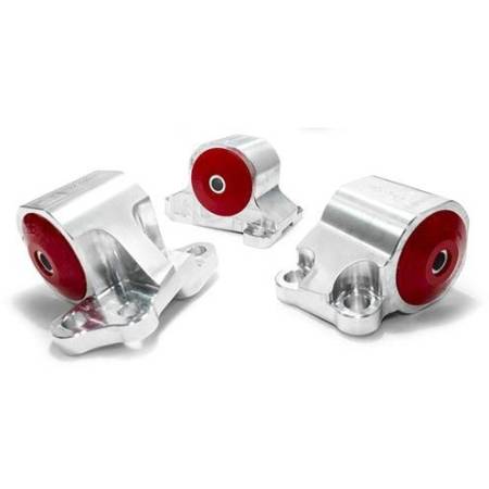 Innovative Mounts - Innovative 92-95 Civic B/D Series Silver Aluminum Mounts 60A Bushings (2 Bolt)