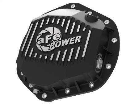 aFe Power (Advanced FLOW Engineering) - aFe Cover Diff Rear Machined GM Diesel Trucks 01-18 V8-6.6L / GM Gas Trucks 01-18 V8-8.1L/6.0L