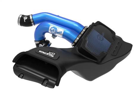 aFe Power (Advanced FLOW Engineering) - aFe 21-22 Ford F-150 Raptor V6-3.5L(tt) Momentum XP Cold Air Intake System - Blue w/ Pro 5R Filter