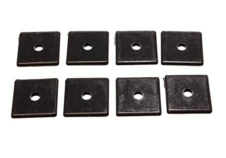 Energy Suspension - Energy Suspension Pad 2in Sq X 7/16in Id X 1/4in H - Black