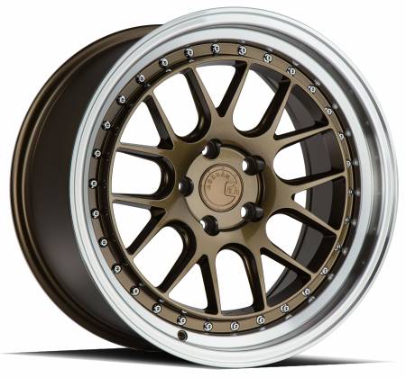 AodHan Wheels - Aodhan Wheels Rim DS06 18x8.5 5x114.3 73.1CB ET35 Bronze w/Machined Lip