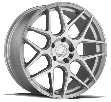 AodHan Wheels - Aodhan Wheels Rim AFF2 19x8.5 5x112 66.6CB ET35 Gloss Silver Machined Face
